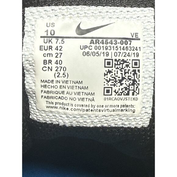 NIKE RENEW IN SEASON TR 9 Training Shoes Black/Purple #AR4543007 Womens 10 - Picture 10 of 10